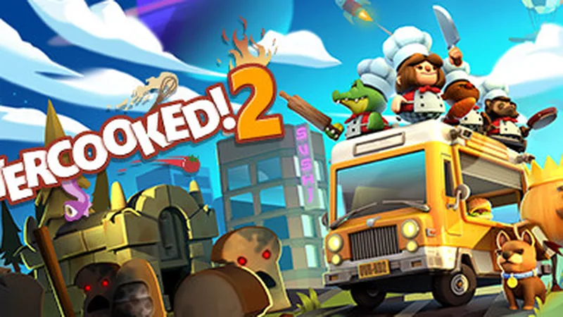 Jaquette de Overcooked! 2